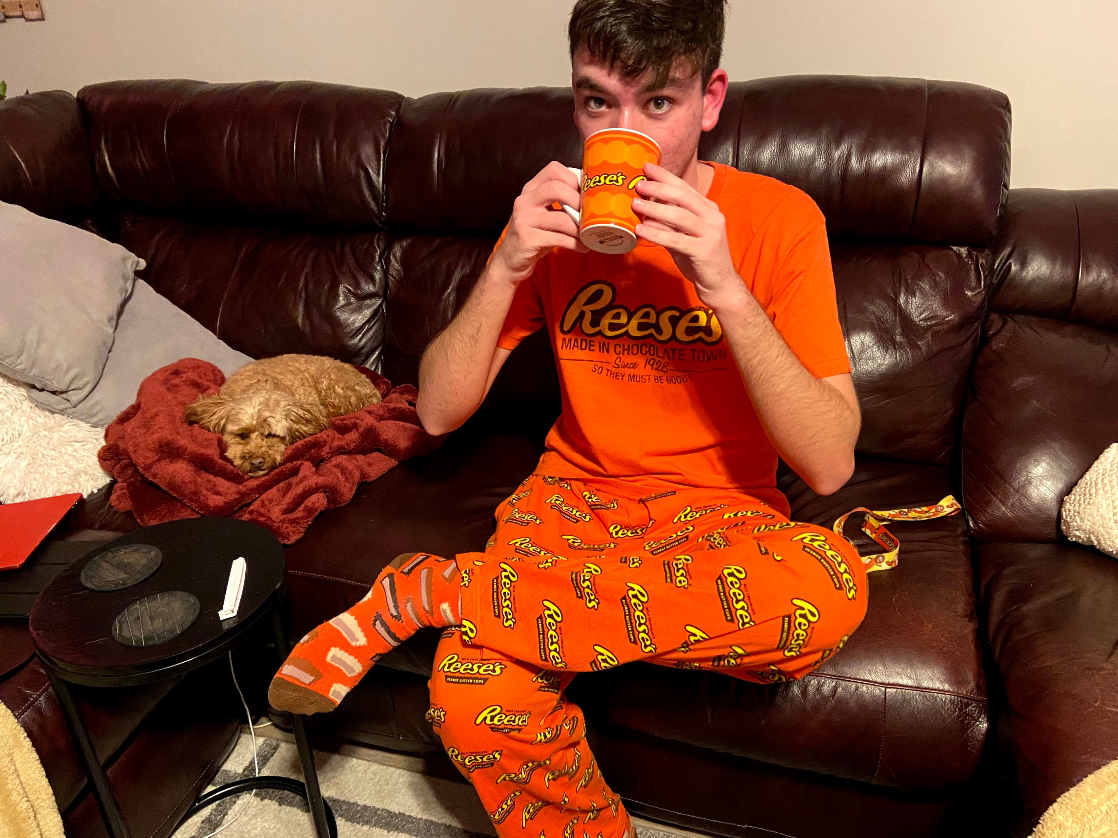 I am addicted to Reese's Peanut Butter Cups in every shape and size.